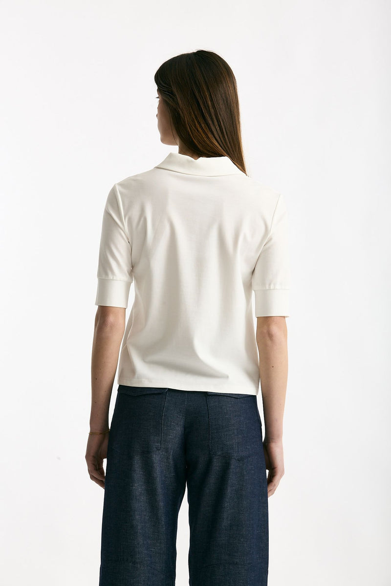 Maglia polo bianca women ( p - s ) - 4