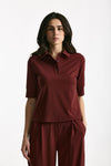 Maglia polo bordeaux women ( p - s ) - 3