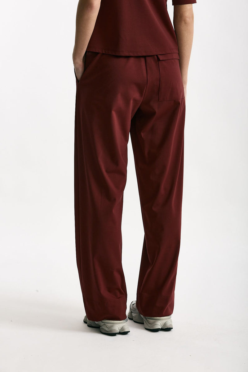 Pantalone fluido bordeaux women ( p - s ) - 3