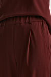 Pantalone fluido bordeaux women ( p - s ) - 6