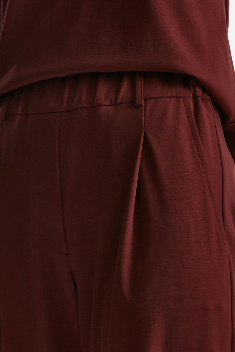 Pantalone fluido bordeaux women ( p - s ) - 6