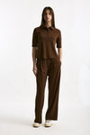 Maglia polo marrone women ( p - s ) - 1