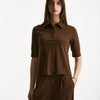 Maglia polo marrone women ( p - s ) - 5