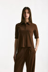 Maglia polo marrone women ( p - s ) - 3