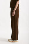Pantalone fluido marrone women ( p - s ) - 2