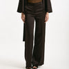 Pantalone palazzo Vita alta cioccolato women ( p - s ) - 6