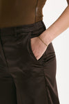 Pantalone palazzo Vita alta cioccolato women ( p - s ) - 5