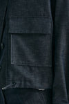 Giubbino in misto lino blu denim women ( p - s ) - 7