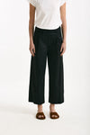 Pantalone in cotone nero women ( p - s ) - 1