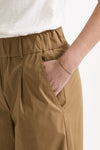 Pantalone in cotone cammello women ( p - s ) - 5
