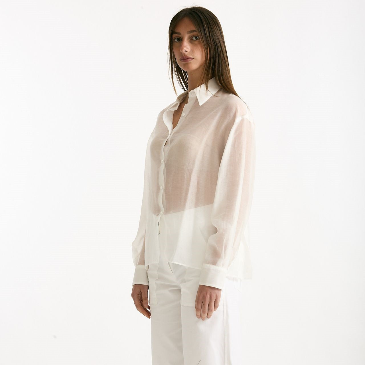 Camicia in mussola bianco women ( p - s ) - 6