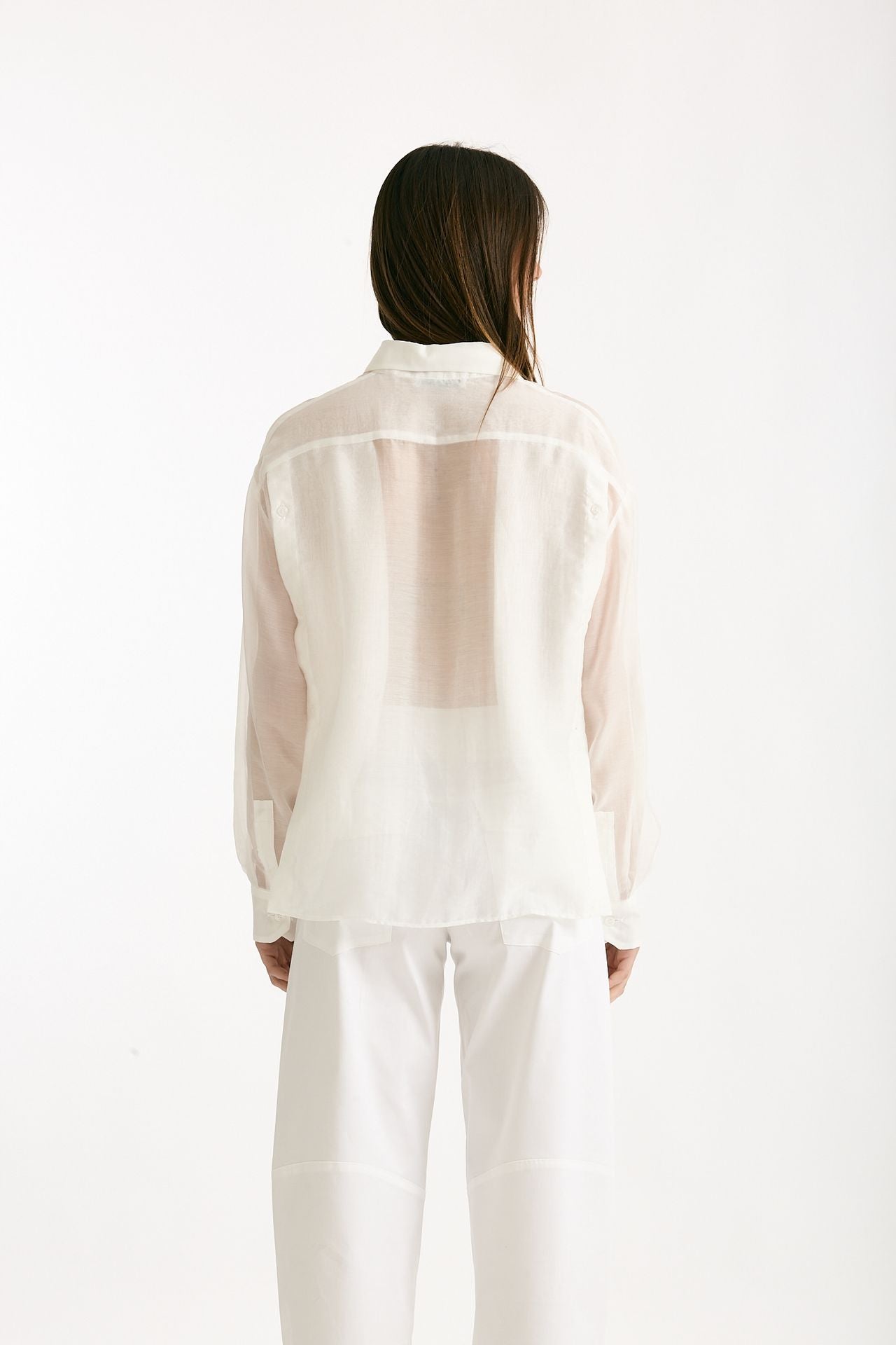 Camicia in mussola bianco women ( p - s ) - 3