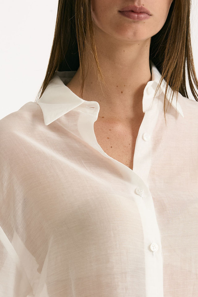 Camicia in mussola bianco women ( p - s ) - 5