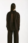 Camicia in mussola cioccolato women ( p - s ) - 5