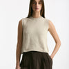 Gilet in maglia beige women Scaglione - 6