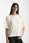 Maglia girocollo over bianco women Scaglione - 4