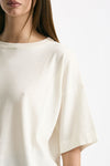 Maglia girocollo over bianco women Scaglione - 5