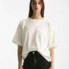 Maglia girocollo over bianco women Scaglione - 6