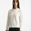 Maglia girocollo in cotone light bianco women Scaglione - 5