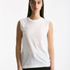 Canotta girocollo in super light cotton bianco women Scaglione - 4