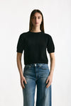 Maglia boxy nero women Scaglione - 1