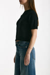 Maglia boxy nero women Scaglione - 2