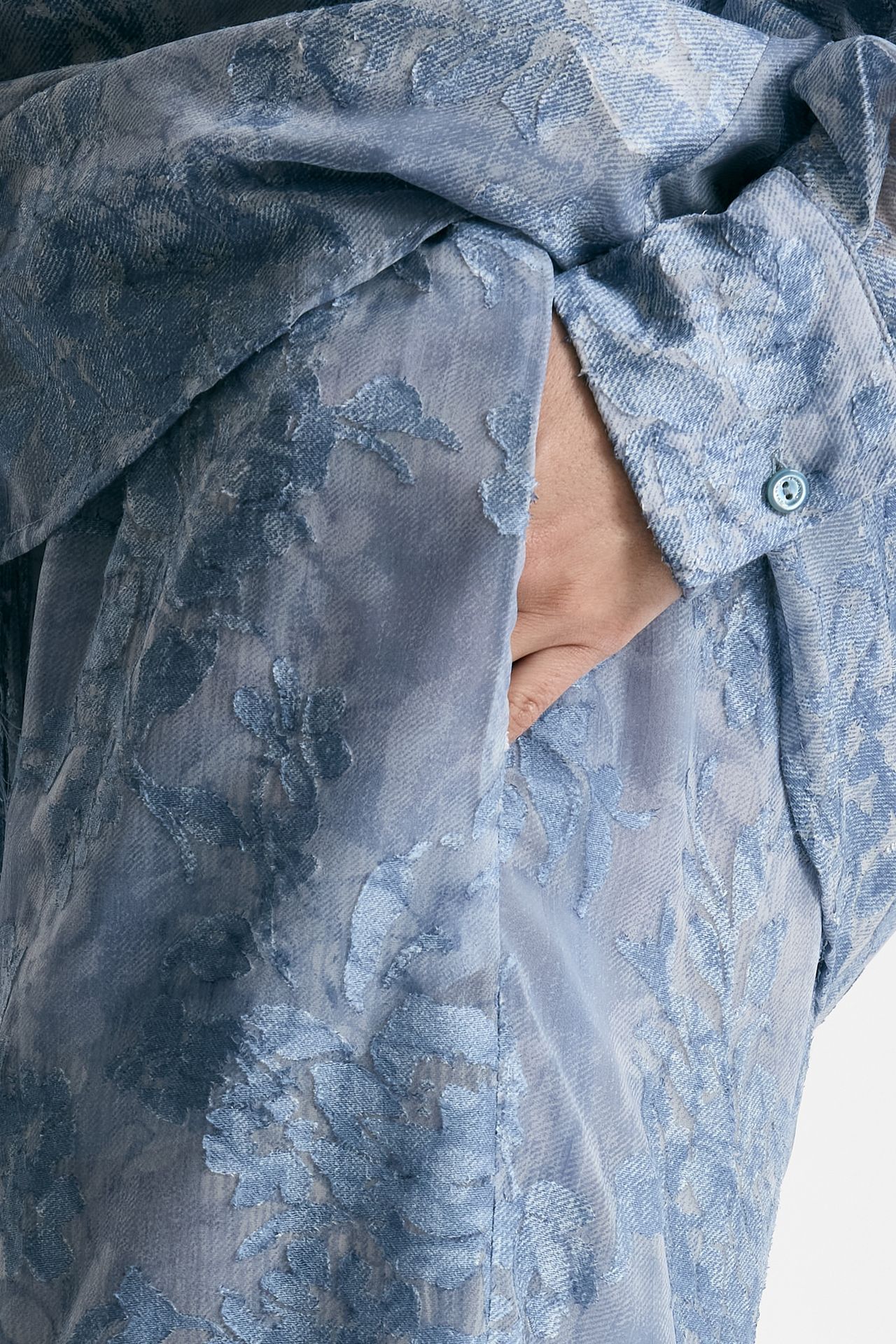 Pantalone in pizzo azzurro women Ermanno firenze - 5