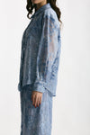 Camicia in pizzo azzurro women Ermanno firenze - 1