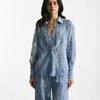 Camicia in pizzo azzurro women Ermanno firenze - 7