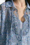 Camicia in pizzo azzurro women Ermanno firenze - 5
