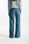 Jeans con applicazioni in pizzo women Ermanno firenze - 4