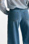 Jeans con applicazioni in pizzo women Ermanno firenze - 7