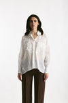 Camicia in ramie bianco women Ermanno firenze - 2