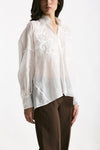 Camicia in ramie bianco women Ermanno firenze - 1