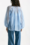 Camicia fluida azzurro cielo women Ermanno firenze - 3