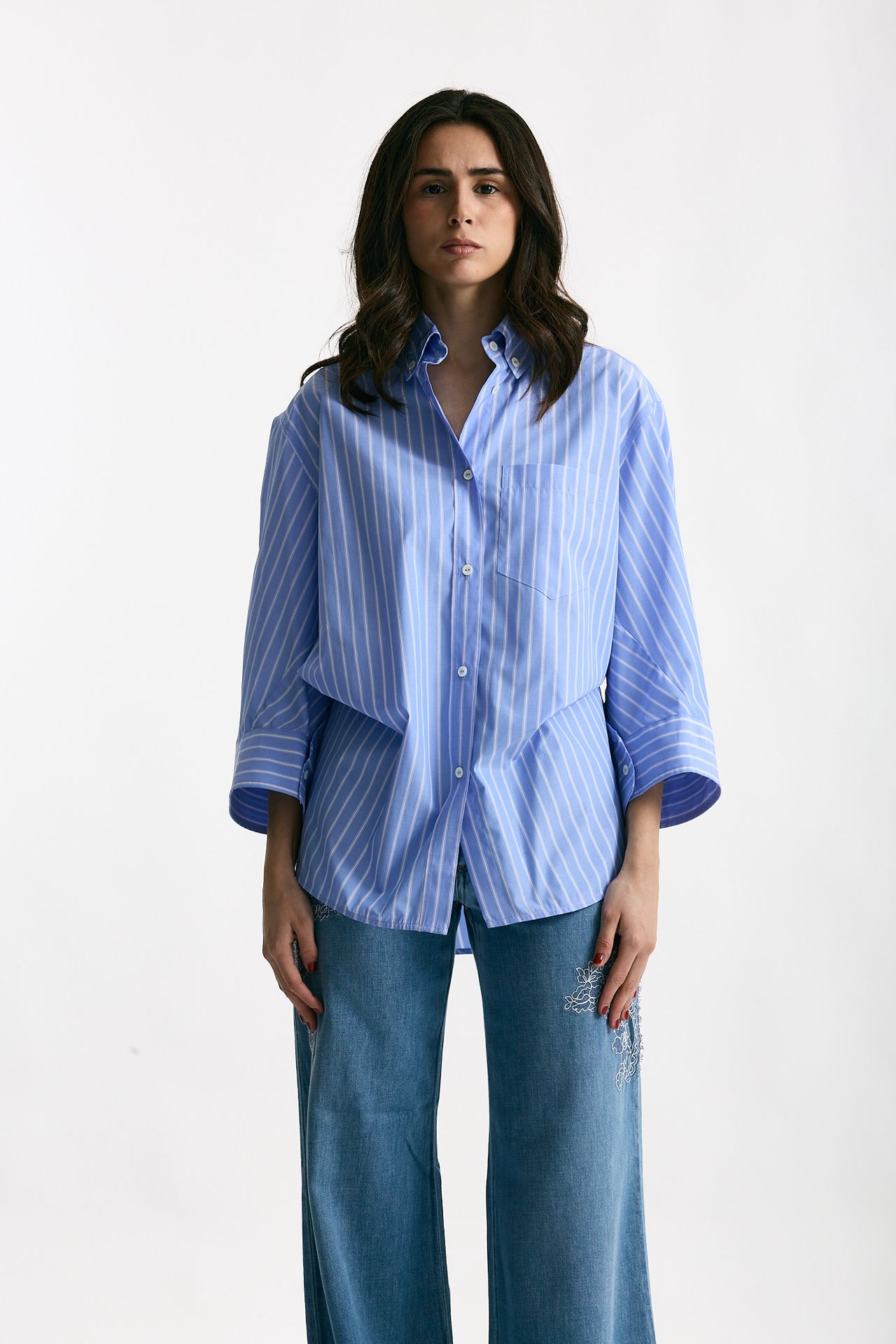Camicia il cotone rigata women Ermanno firenze - 1