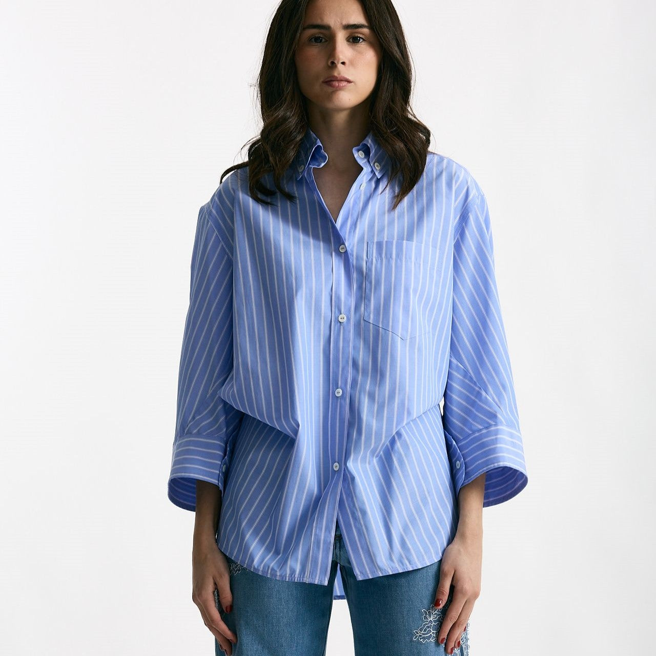 Camicia il cotone rigata women Ermanno firenze - 6