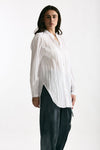 Camicia coreana plissè bianco women Seafarer - 4
