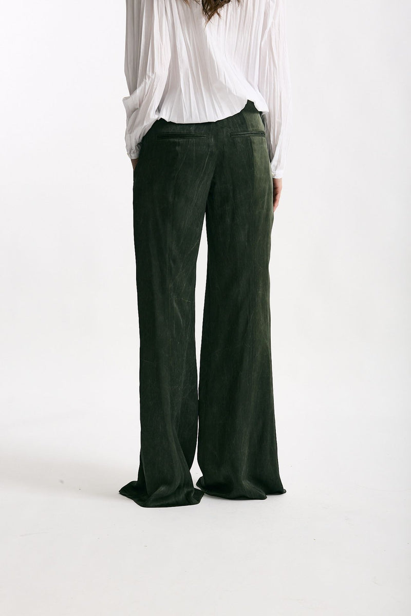 Pantalone fluido verdone slavato women Seafarer - 3