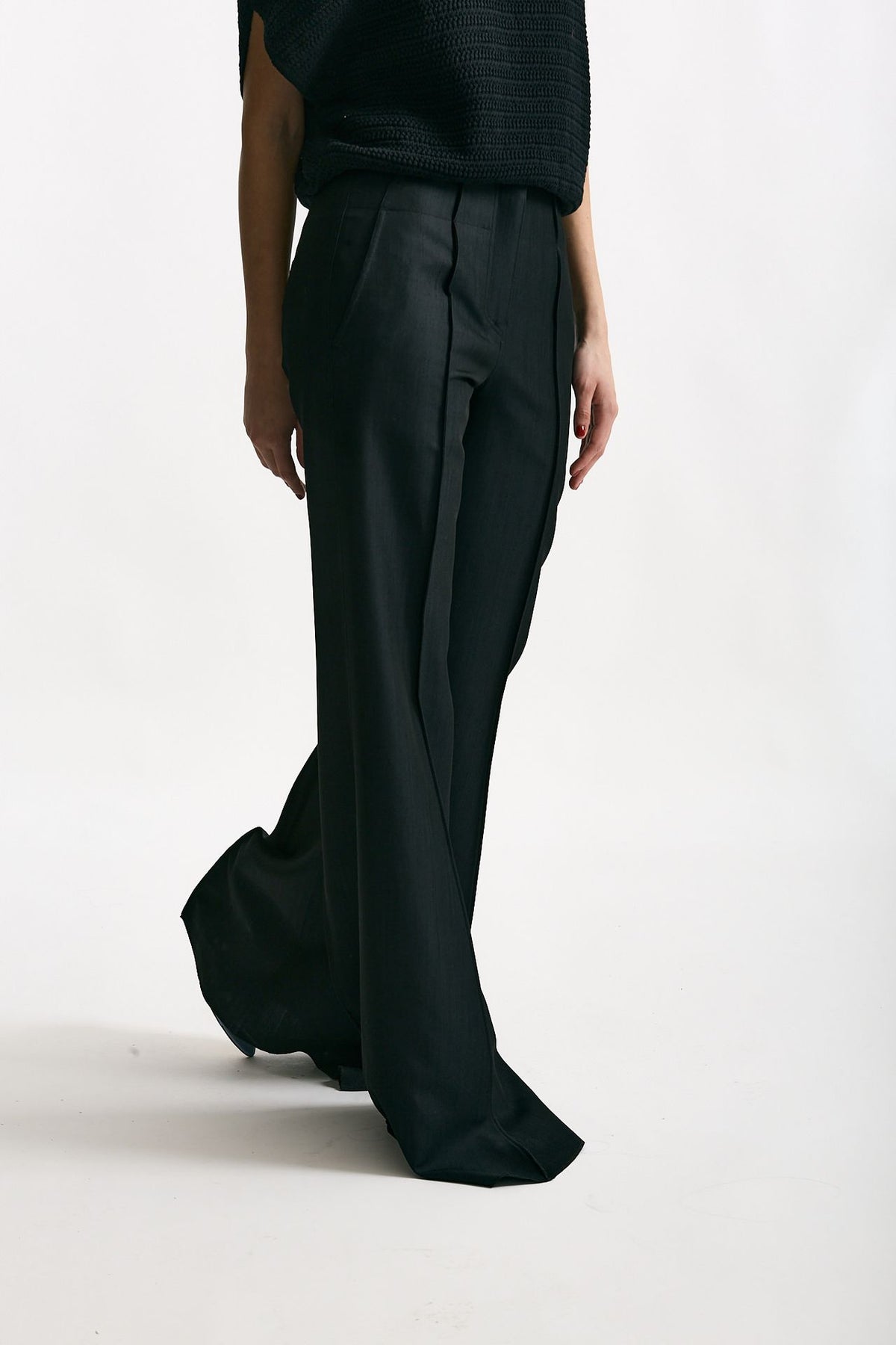Pantalone a zampa blu black women Seafarer - 2