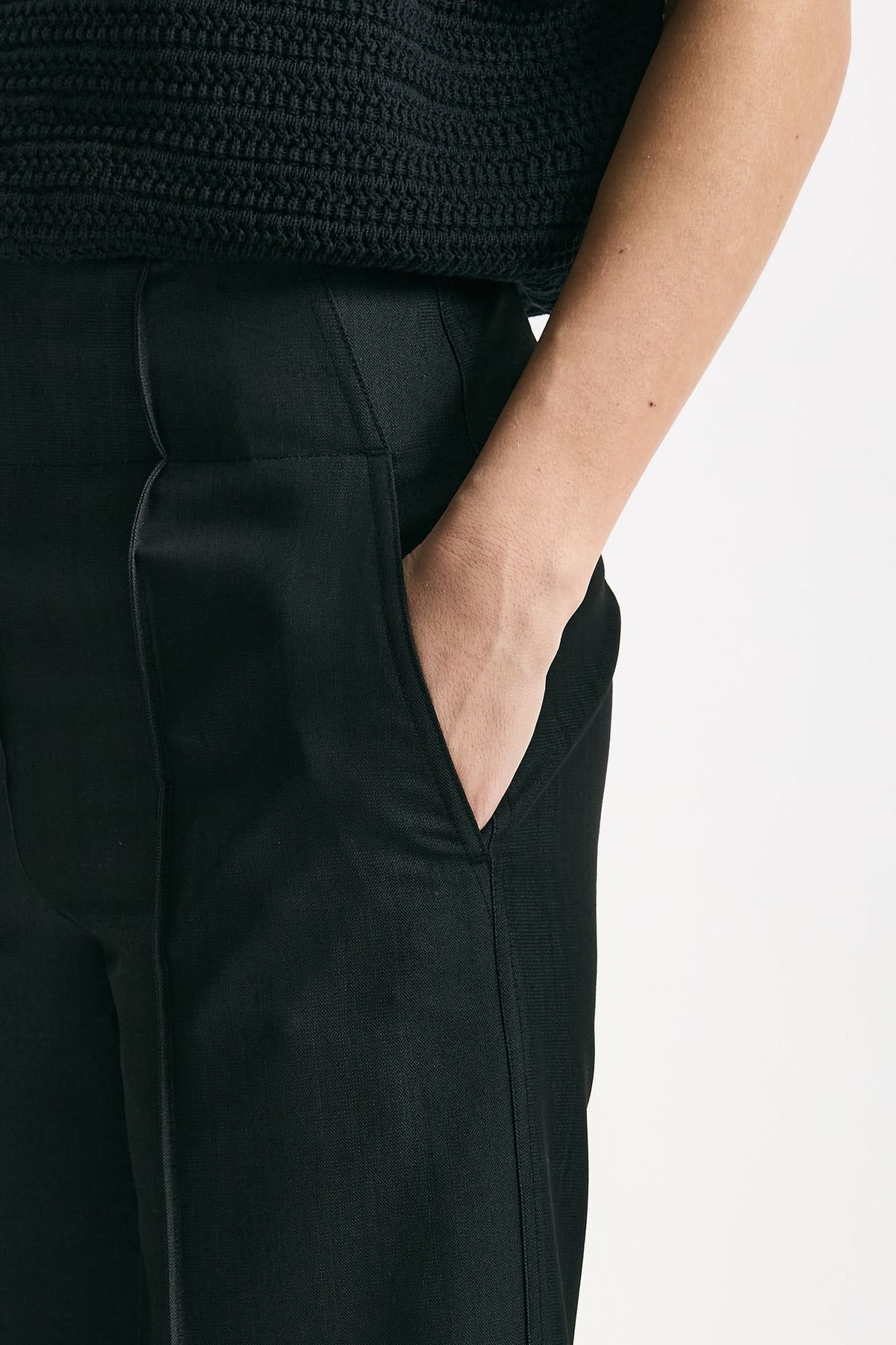 Pantalone a zampa blu black women Seafarer - 5