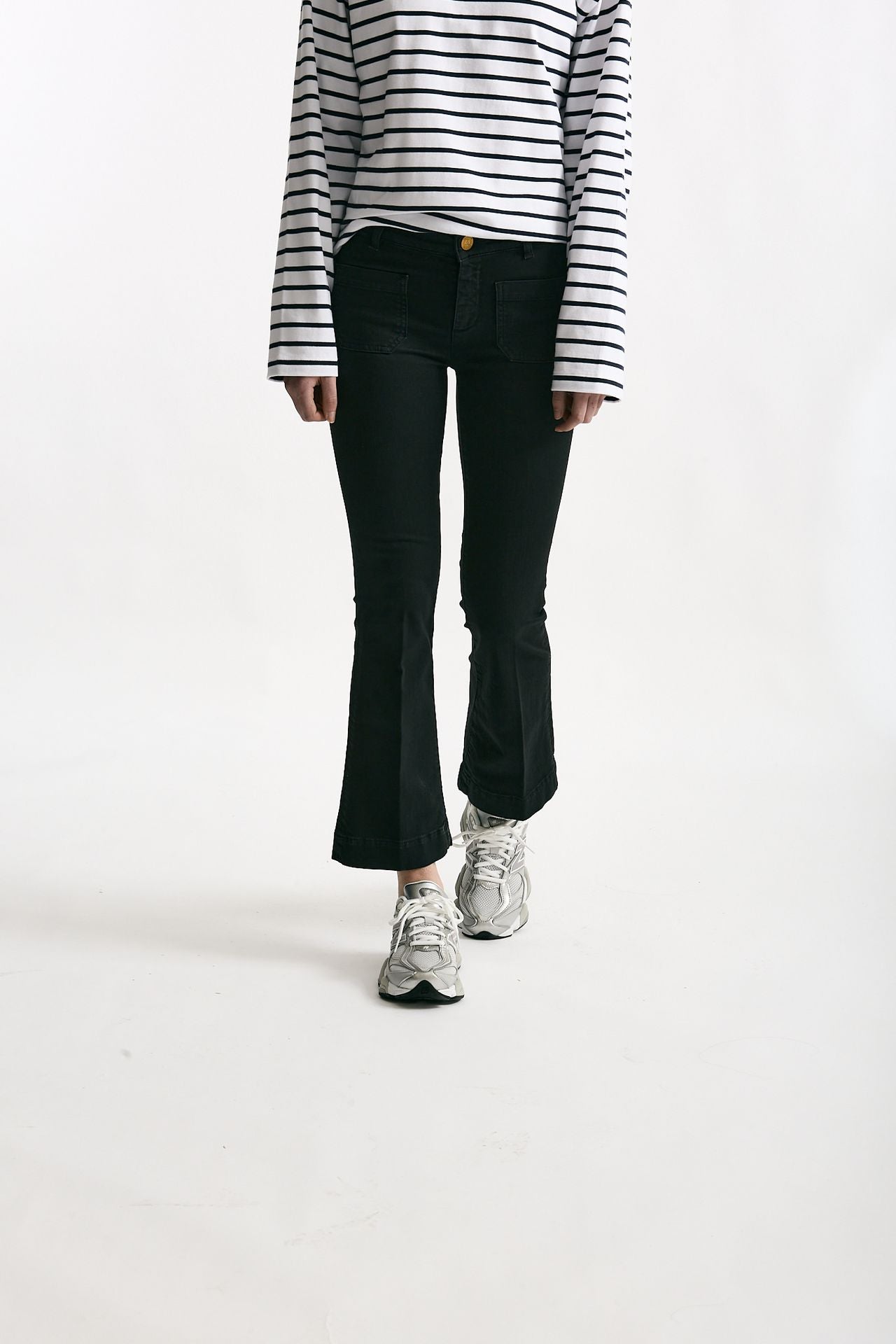 Jeans slim vita regolare nero women Seafarer - 2