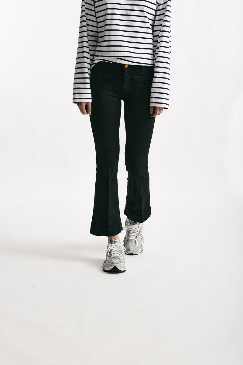 Jeans slim vita regolare nero women Seafarer - 2