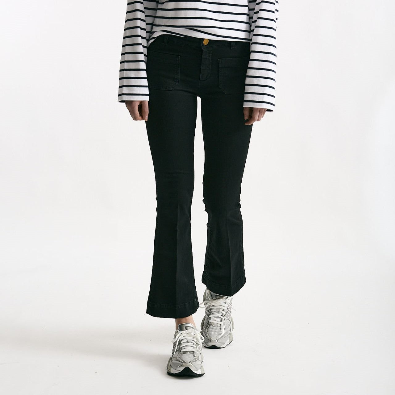 Jeans slim vita regolare nero women Seafarer - 7