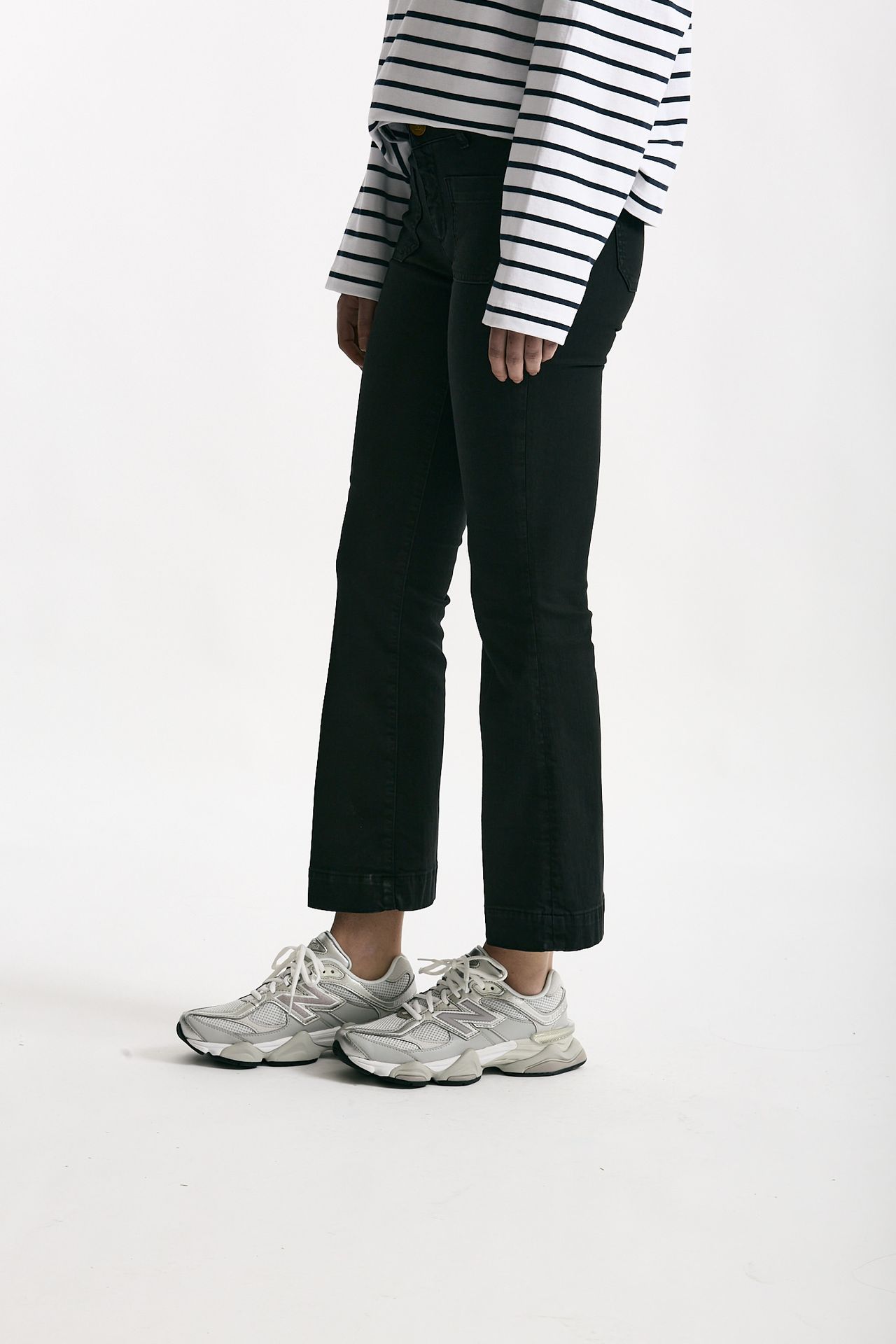 Jeans slim vita regolare nero women Seafarer - 3