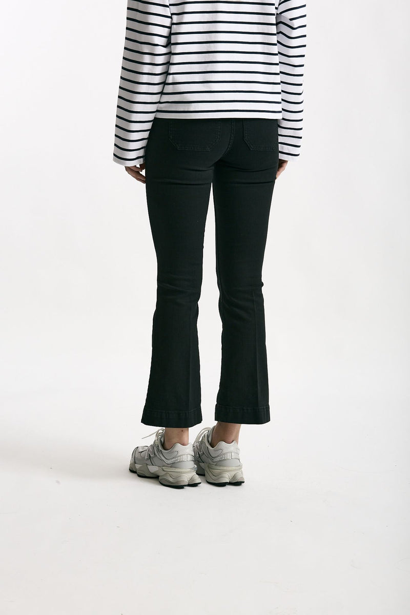 Jeans slim vita regolare nero women Seafarer - 4