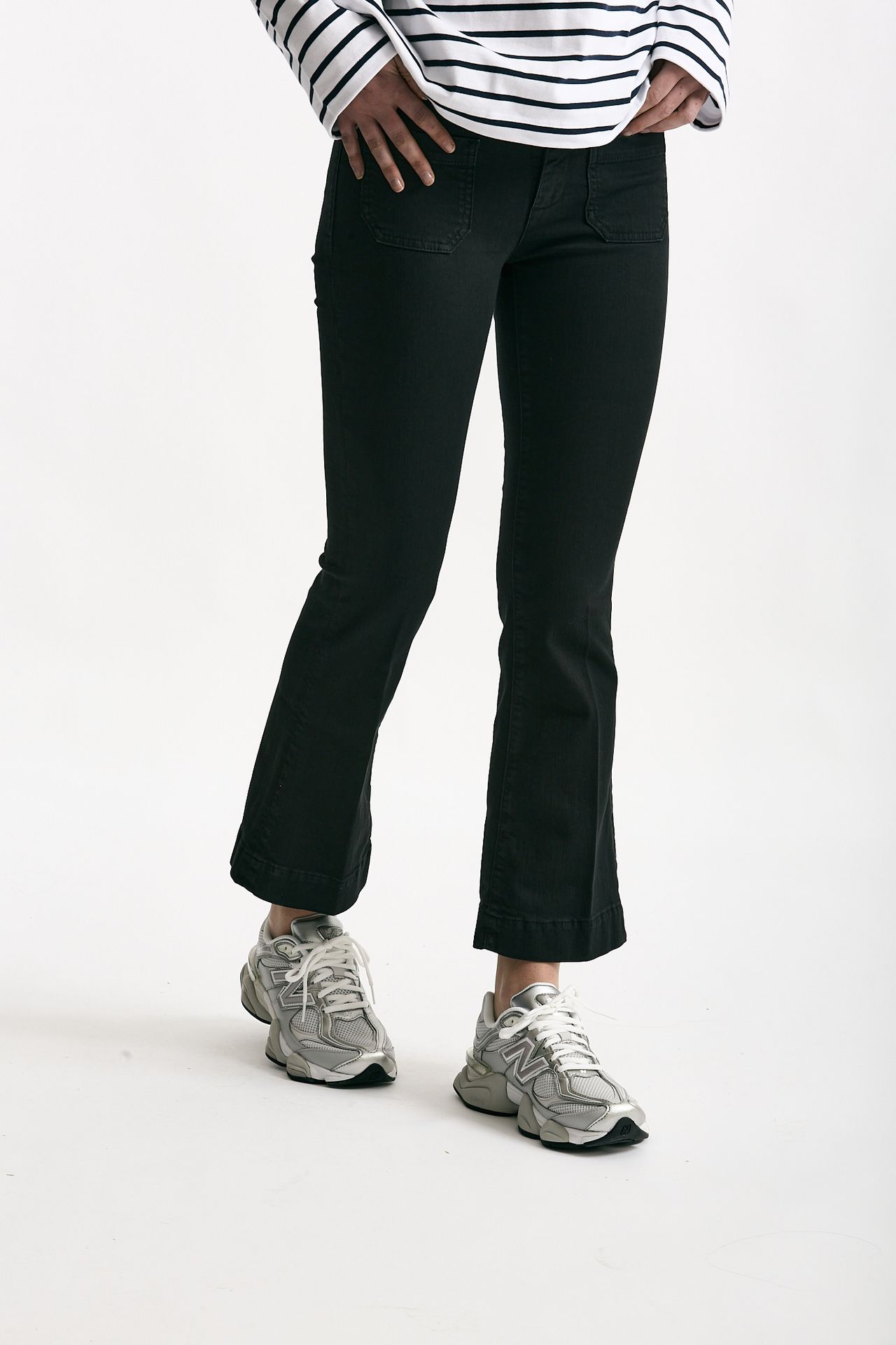 Jeans slim vita regolare nero women Seafarer - 1