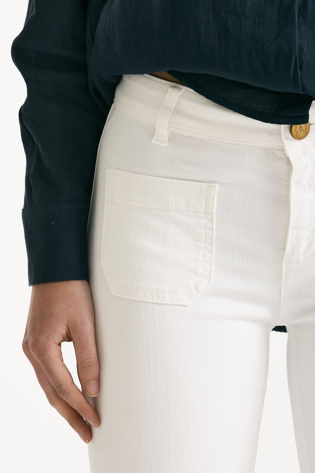 Jeans slim bianco Vita regolare women Seafarer - 5