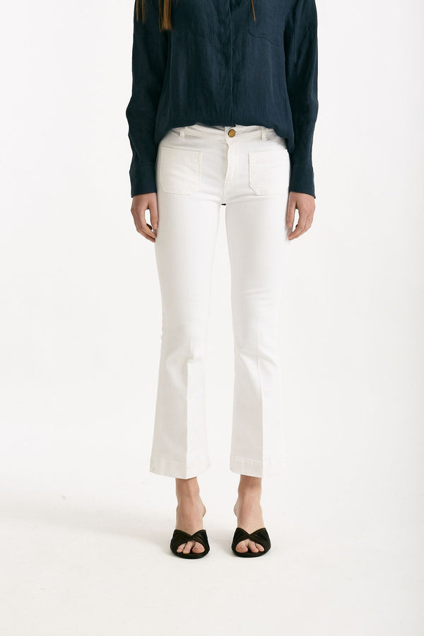 Jeans slim bianco Vita regolare women Seafarer