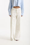 Jeans ANNA palazzo bianco women Siviglia - 4